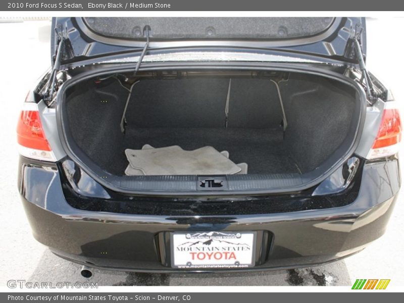 Ebony Black / Medium Stone 2010 Ford Focus S Sedan