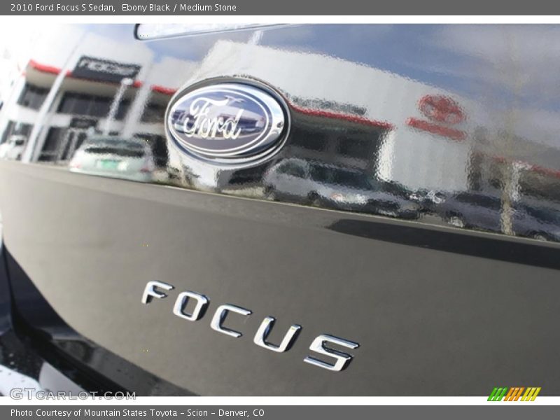 Ebony Black / Medium Stone 2010 Ford Focus S Sedan
