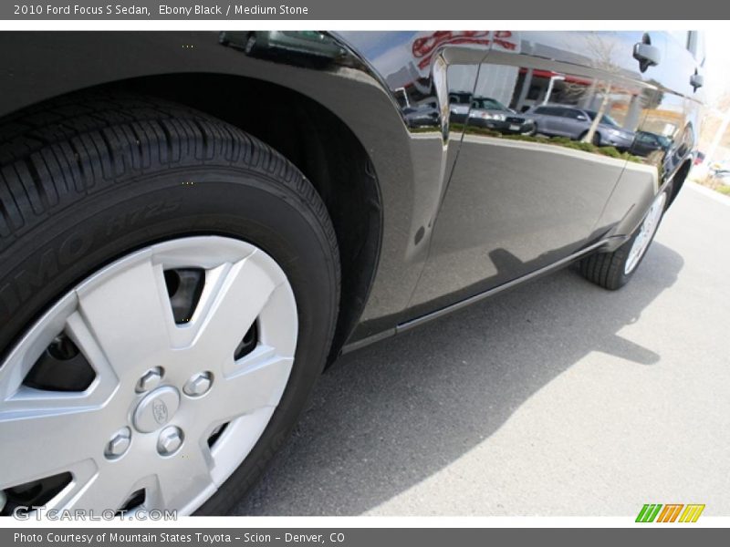 Ebony Black / Medium Stone 2010 Ford Focus S Sedan