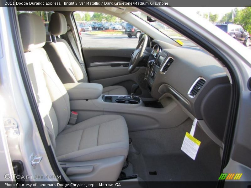 Bright Silver Metallic / Dark Graystone/Medium Graystone 2011 Dodge Durango Express