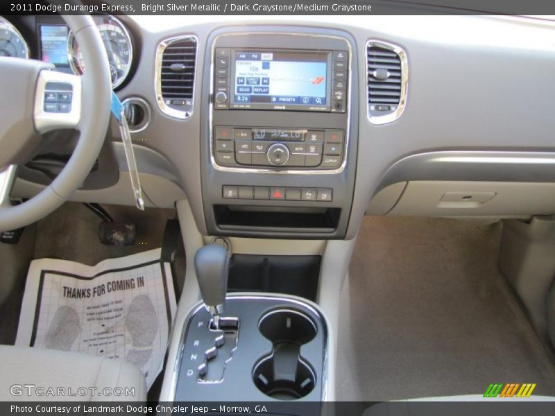Bright Silver Metallic / Dark Graystone/Medium Graystone 2011 Dodge Durango Express