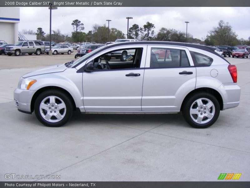 Bright Silver Metallic / Dark Slate Gray 2008 Dodge Caliber SXT
