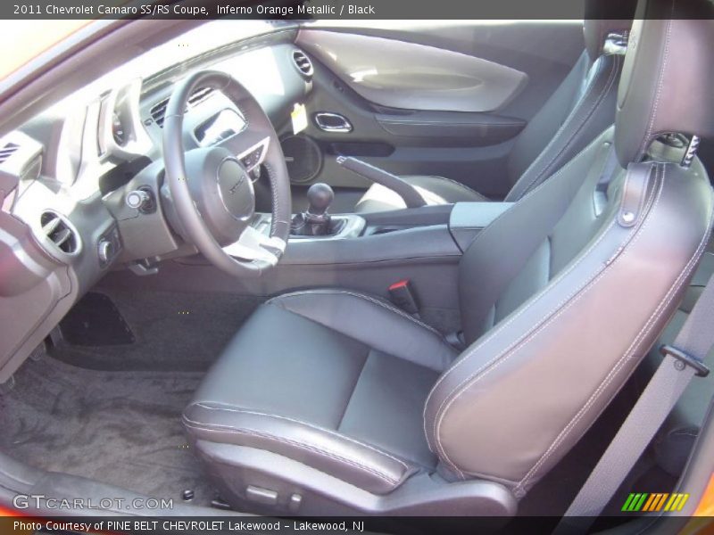 Inferno Orange Metallic / Black 2011 Chevrolet Camaro SS/RS Coupe