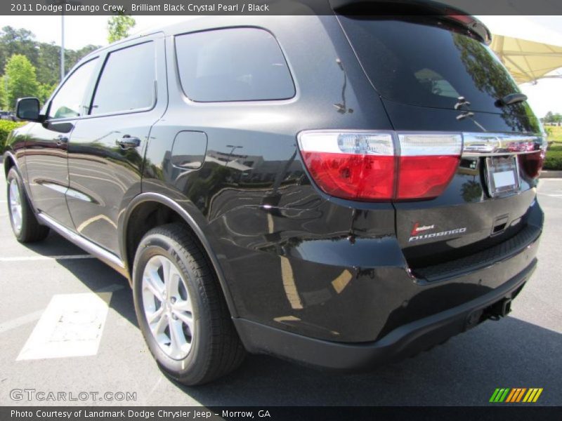 Brilliant Black Crystal Pearl / Black 2011 Dodge Durango Crew