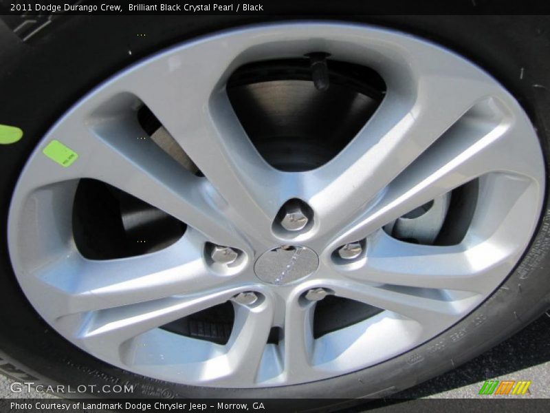 Brilliant Black Crystal Pearl / Black 2011 Dodge Durango Crew