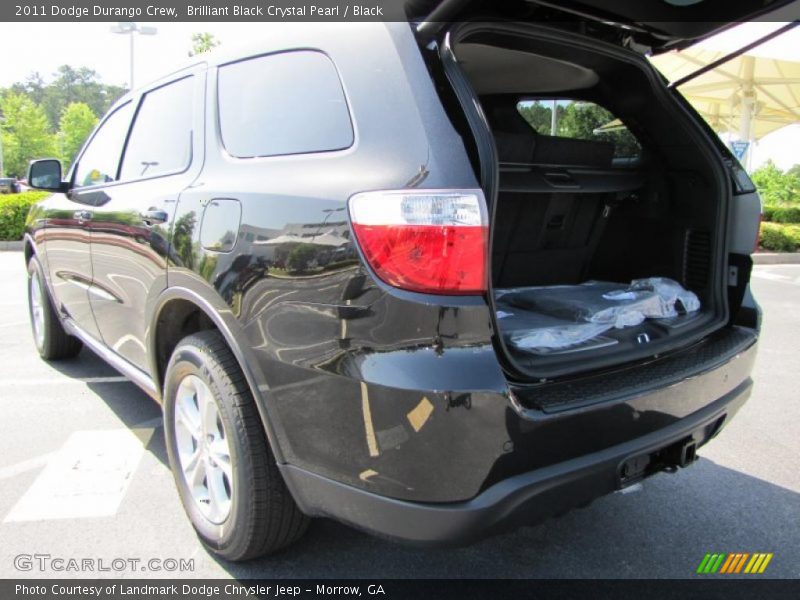 Brilliant Black Crystal Pearl / Black 2011 Dodge Durango Crew