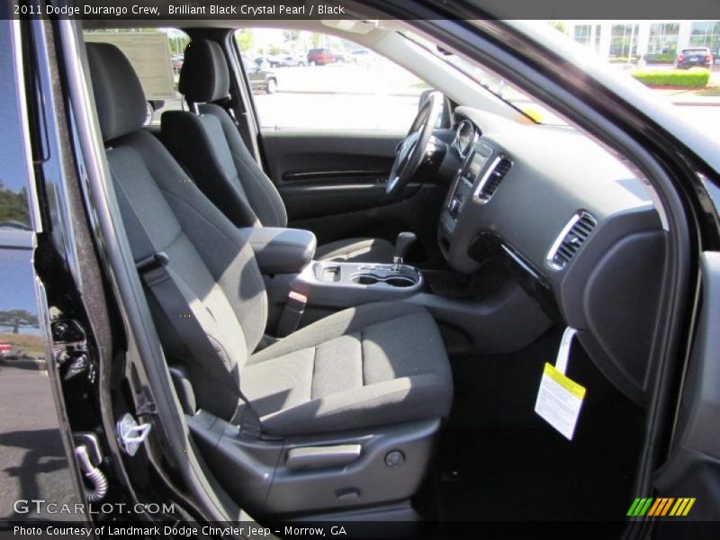 Brilliant Black Crystal Pearl / Black 2011 Dodge Durango Crew