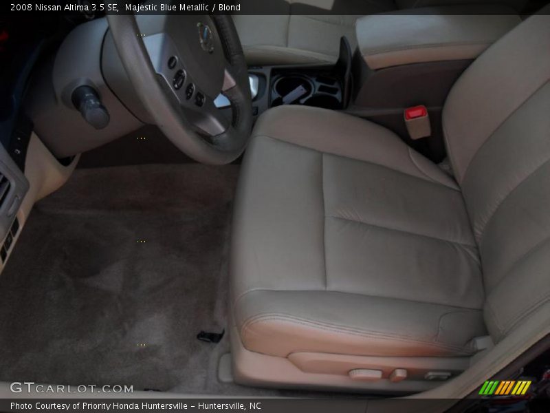 Majestic Blue Metallic / Blond 2008 Nissan Altima 3.5 SE