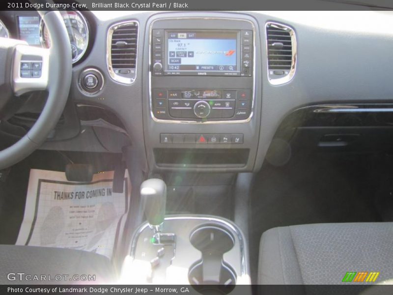 Brilliant Black Crystal Pearl / Black 2011 Dodge Durango Crew