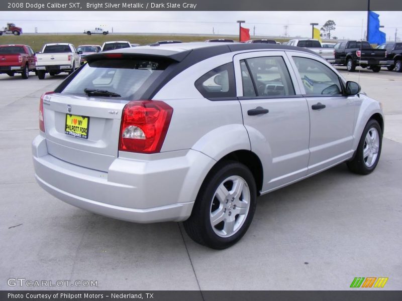 Bright Silver Metallic / Dark Slate Gray 2008 Dodge Caliber SXT