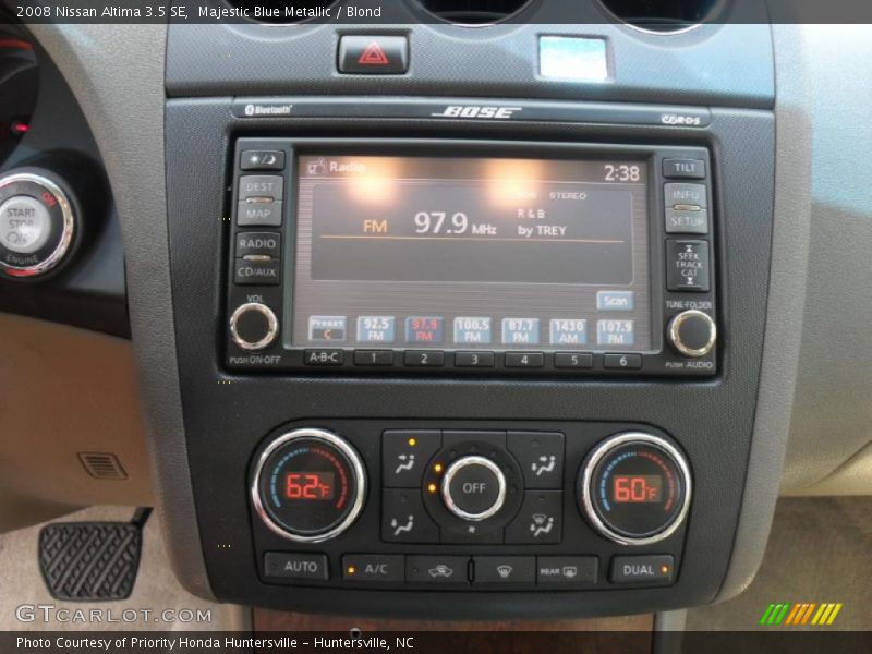 Majestic Blue Metallic / Blond 2008 Nissan Altima 3.5 SE