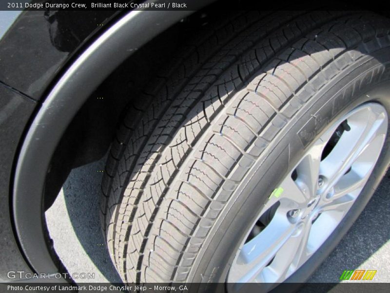 Brilliant Black Crystal Pearl / Black 2011 Dodge Durango Crew