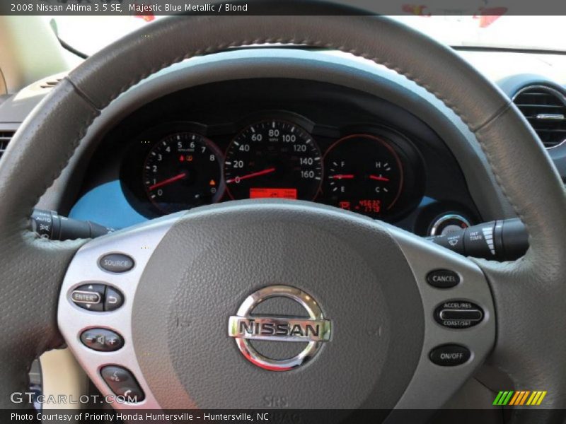 Majestic Blue Metallic / Blond 2008 Nissan Altima 3.5 SE