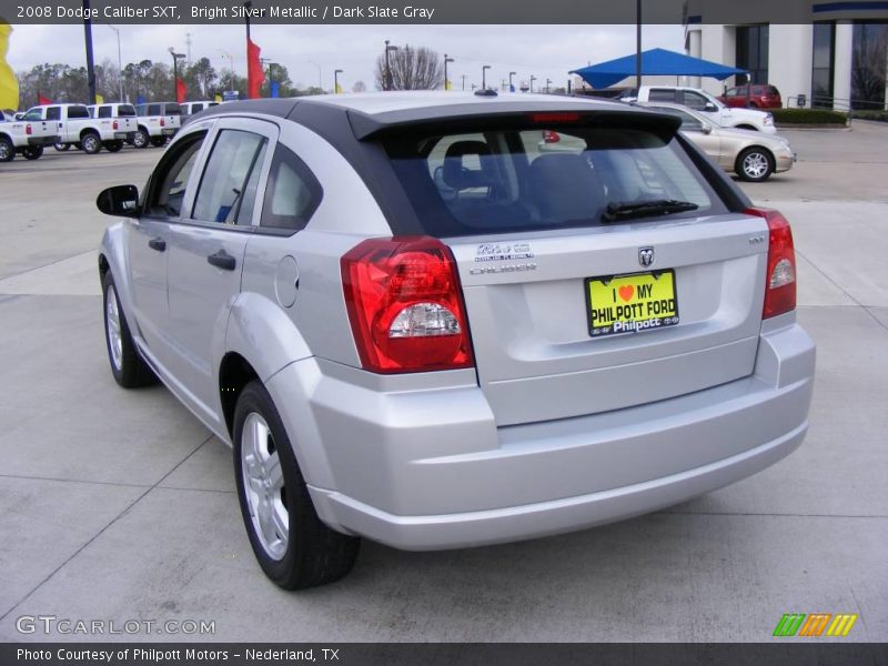 Bright Silver Metallic / Dark Slate Gray 2008 Dodge Caliber SXT