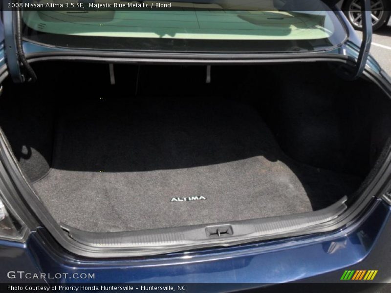 Majestic Blue Metallic / Blond 2008 Nissan Altima 3.5 SE
