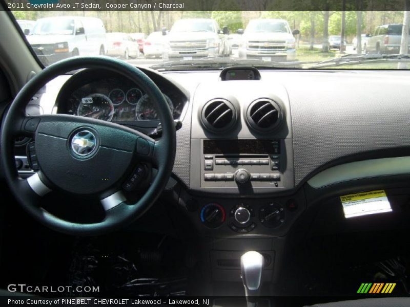 Copper Canyon / Charcoal 2011 Chevrolet Aveo LT Sedan