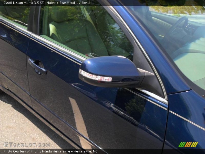 Majestic Blue Metallic / Blond 2008 Nissan Altima 3.5 SE