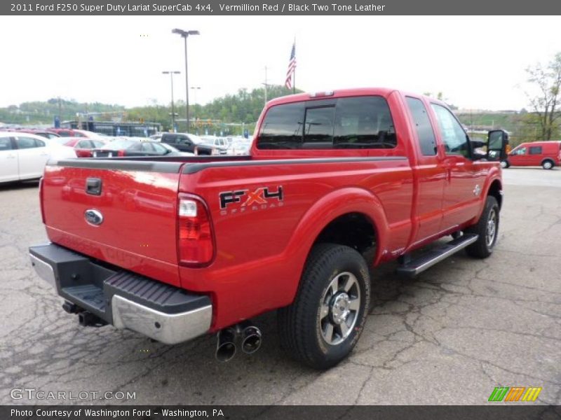  2011 F250 Super Duty Lariat SuperCab 4x4 Vermillion Red