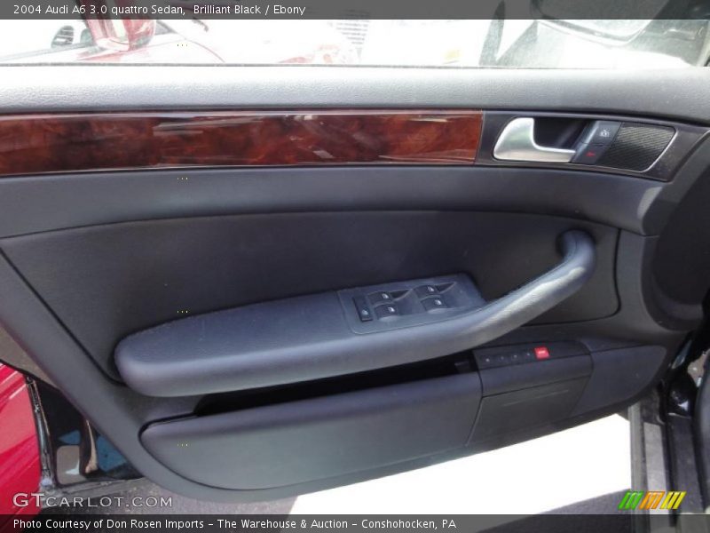 Brilliant Black / Ebony 2004 Audi A6 3.0 quattro Sedan