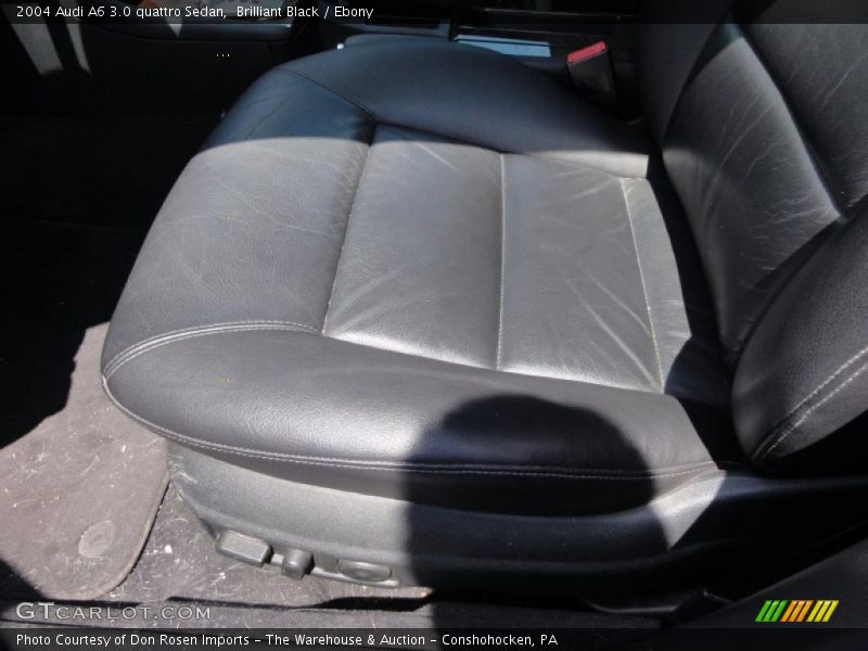 Brilliant Black / Ebony 2004 Audi A6 3.0 quattro Sedan