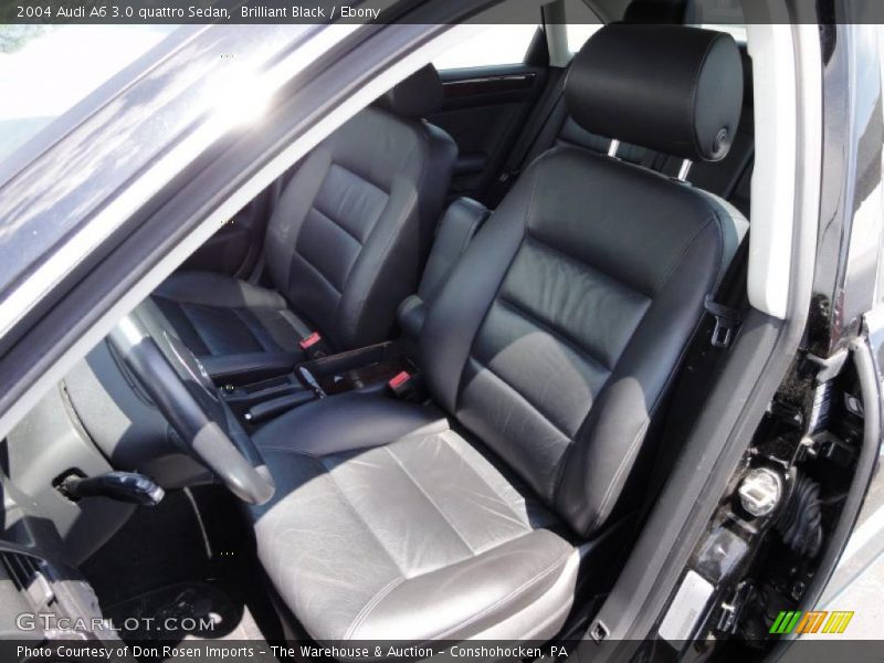 Brilliant Black / Ebony 2004 Audi A6 3.0 quattro Sedan