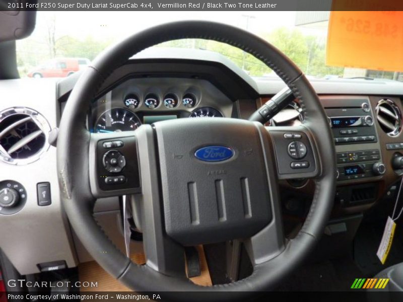  2011 F250 Super Duty Lariat SuperCab 4x4 Steering Wheel