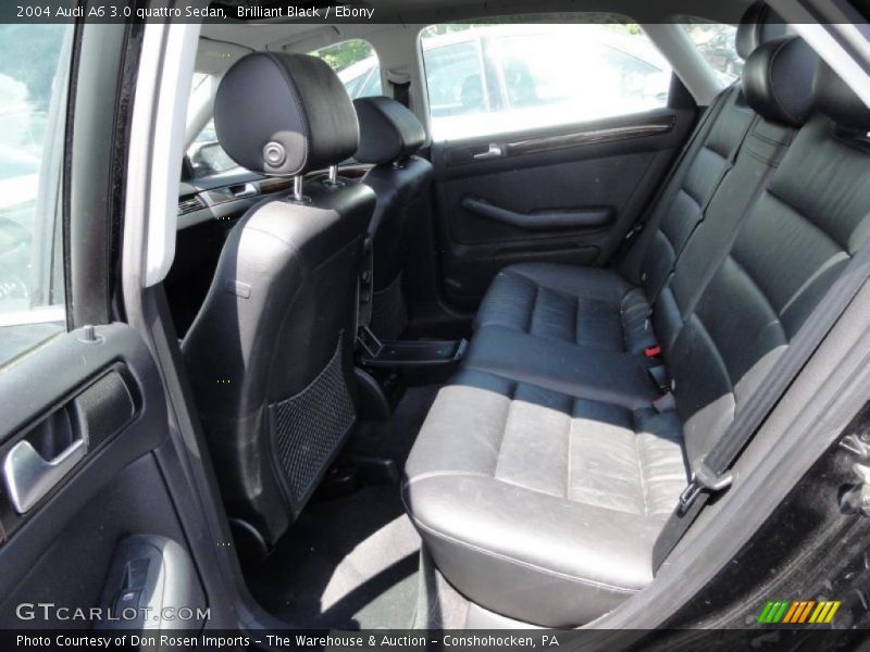 Brilliant Black / Ebony 2004 Audi A6 3.0 quattro Sedan