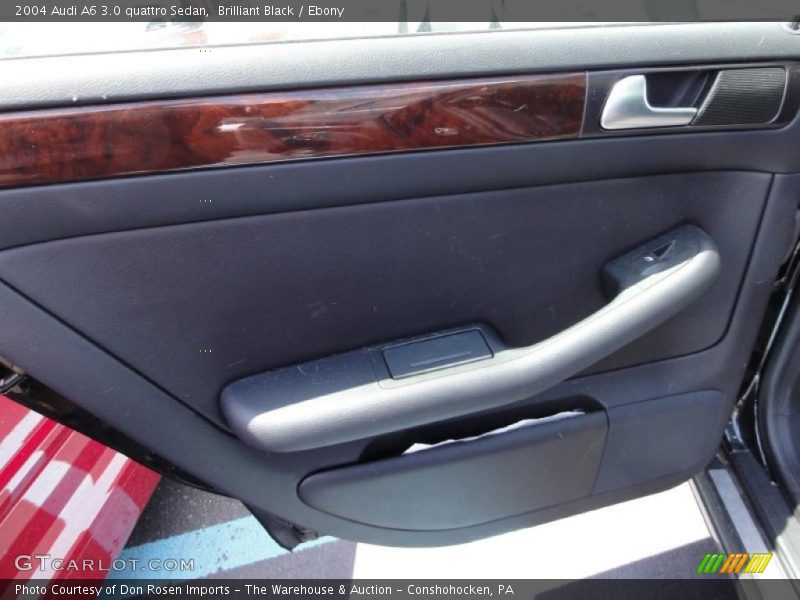 Brilliant Black / Ebony 2004 Audi A6 3.0 quattro Sedan