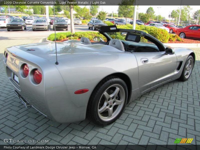Light Pewter Metallic / Light Oak 1999 Chevrolet Corvette Convertible