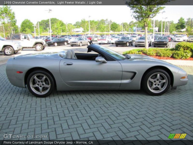 Light Pewter Metallic / Light Oak 1999 Chevrolet Corvette Convertible