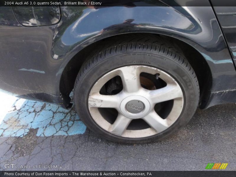 Brilliant Black / Ebony 2004 Audi A6 3.0 quattro Sedan