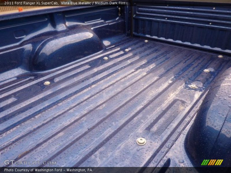 Vista Blue Metallic / Medium Dark Flint 2011 Ford Ranger XL SuperCab