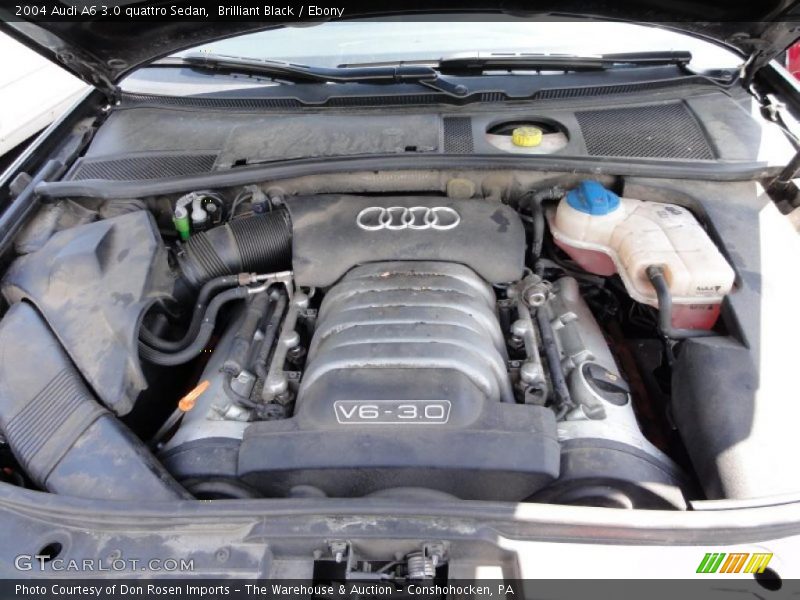 Brilliant Black / Ebony 2004 Audi A6 3.0 quattro Sedan