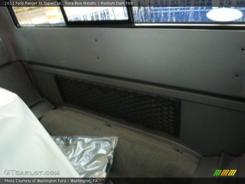 Vista Blue Metallic / Medium Dark Flint 2011 Ford Ranger XL SuperCab