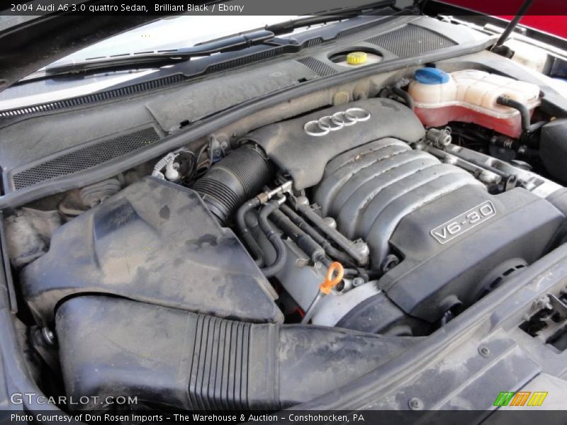 Brilliant Black / Ebony 2004 Audi A6 3.0 quattro Sedan