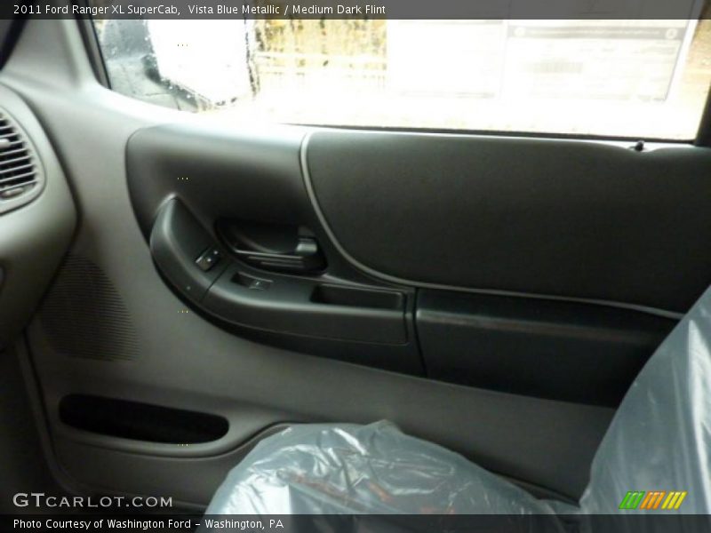 Vista Blue Metallic / Medium Dark Flint 2011 Ford Ranger XL SuperCab