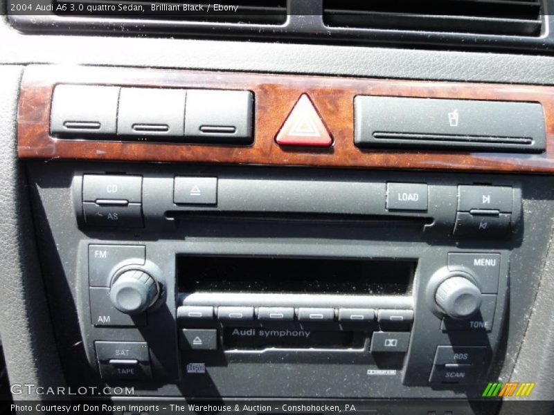 Brilliant Black / Ebony 2004 Audi A6 3.0 quattro Sedan