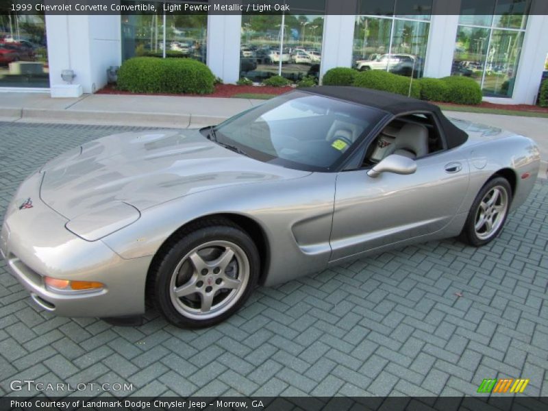 Light Pewter Metallic / Light Oak 1999 Chevrolet Corvette Convertible