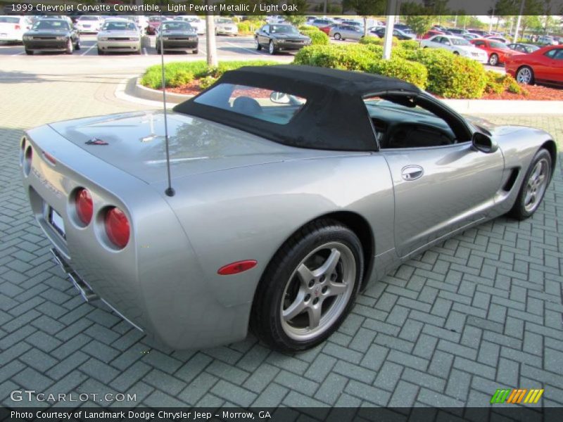 Light Pewter Metallic / Light Oak 1999 Chevrolet Corvette Convertible