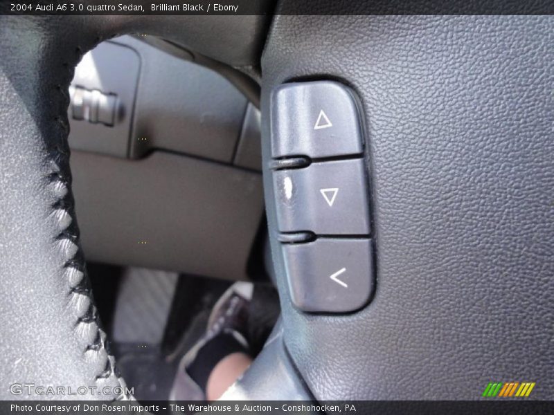 Brilliant Black / Ebony 2004 Audi A6 3.0 quattro Sedan