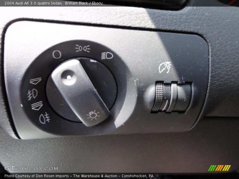 Brilliant Black / Ebony 2004 Audi A6 3.0 quattro Sedan
