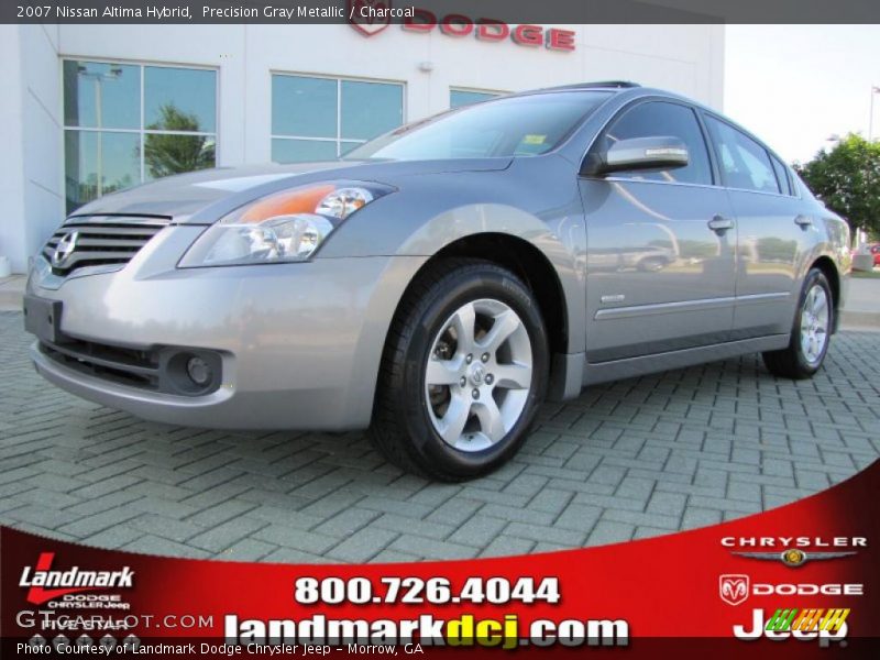 Precision Gray Metallic / Charcoal 2007 Nissan Altima Hybrid
