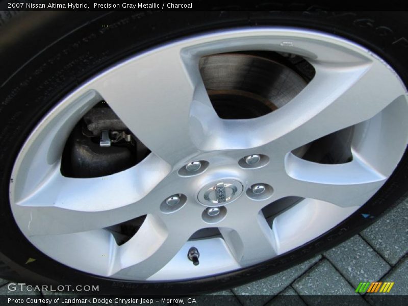 Precision Gray Metallic / Charcoal 2007 Nissan Altima Hybrid