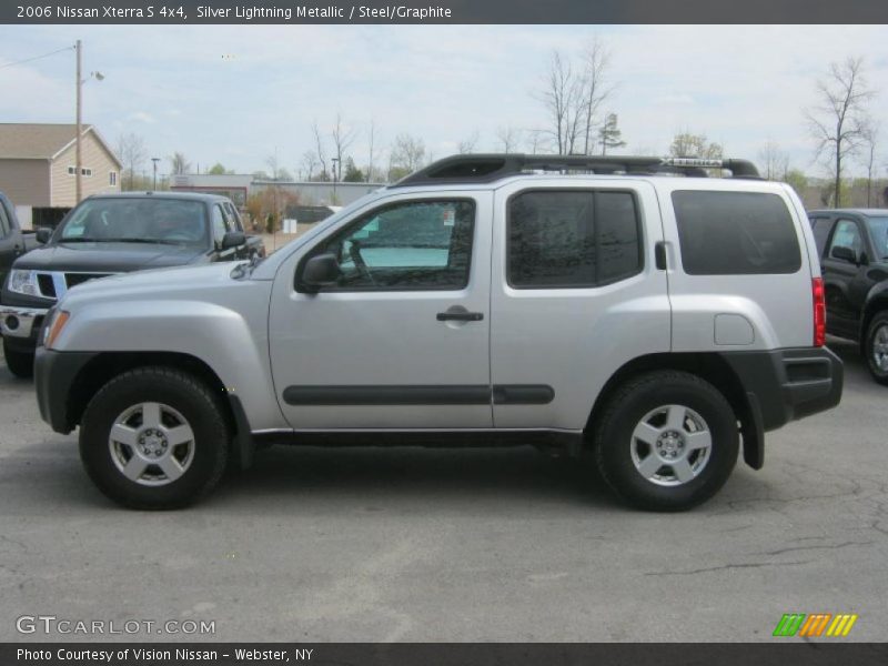 Silver Lightning Metallic / Steel/Graphite 2006 Nissan Xterra S 4x4