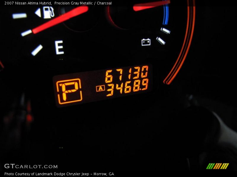 Precision Gray Metallic / Charcoal 2007 Nissan Altima Hybrid