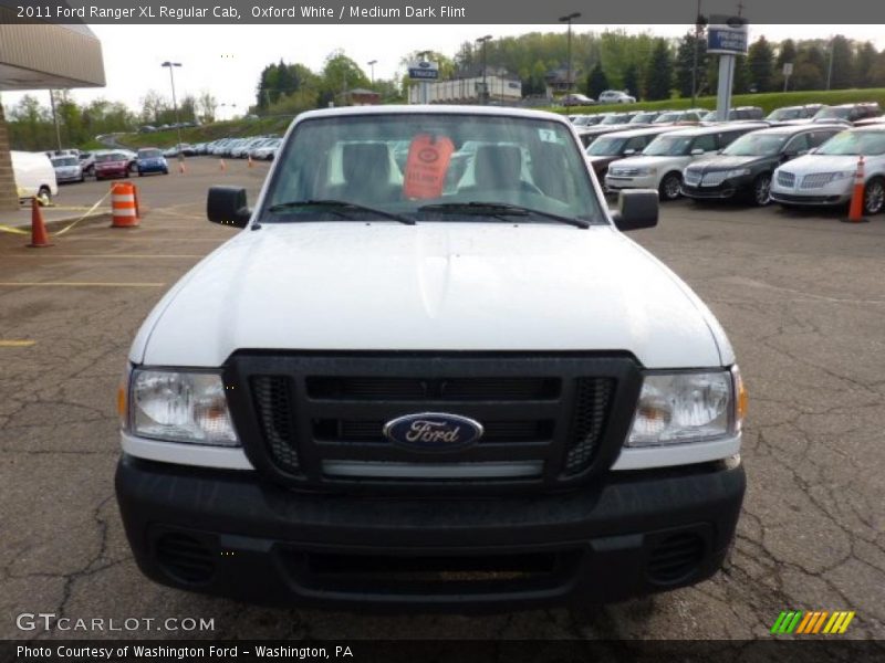 Oxford White / Medium Dark Flint 2011 Ford Ranger XL Regular Cab