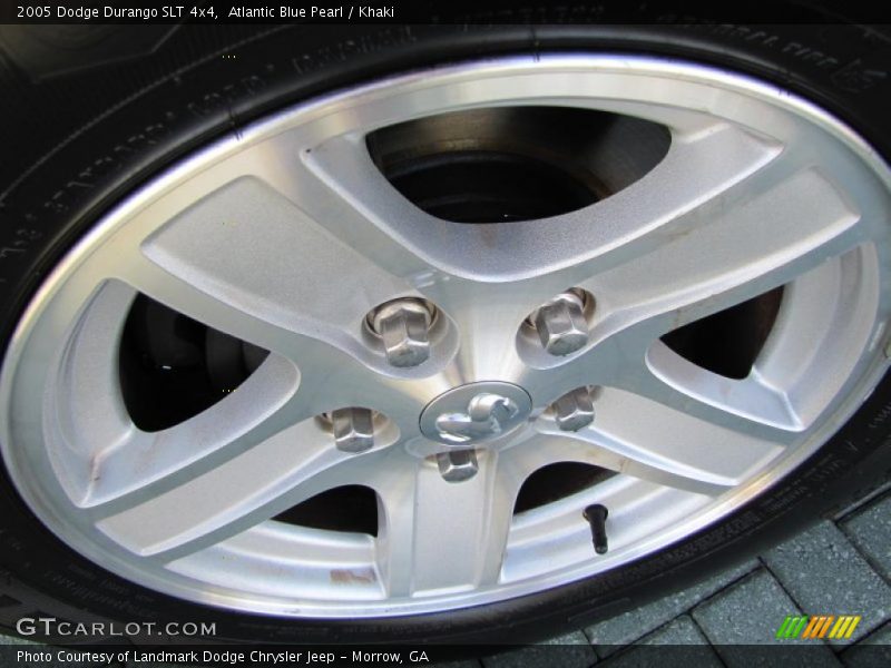 Atlantic Blue Pearl / Khaki 2005 Dodge Durango SLT 4x4