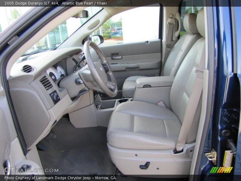 Atlantic Blue Pearl / Khaki 2005 Dodge Durango SLT 4x4