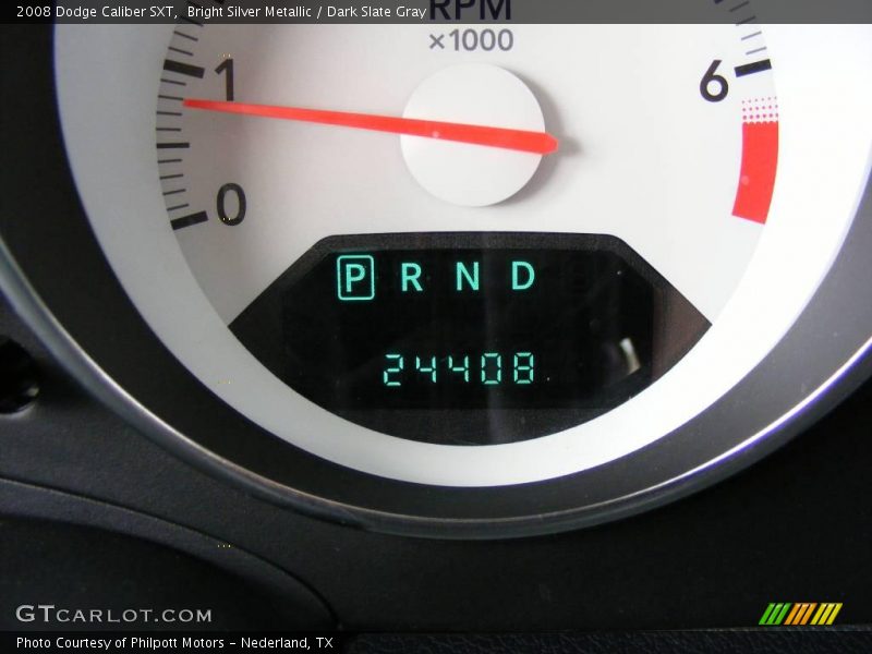 Bright Silver Metallic / Dark Slate Gray 2008 Dodge Caliber SXT