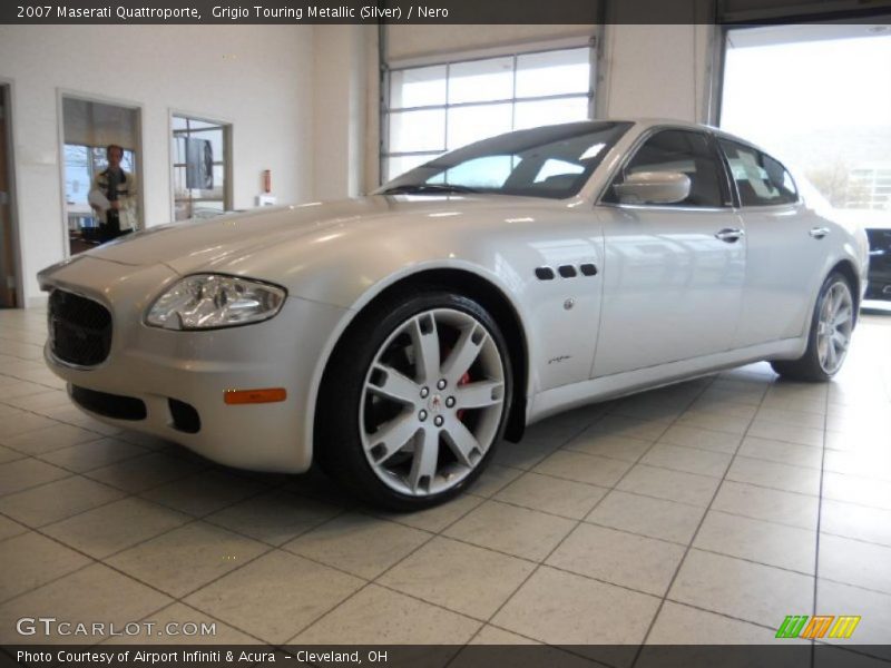 Grigio Touring Metallic (Silver) / Nero 2007 Maserati Quattroporte